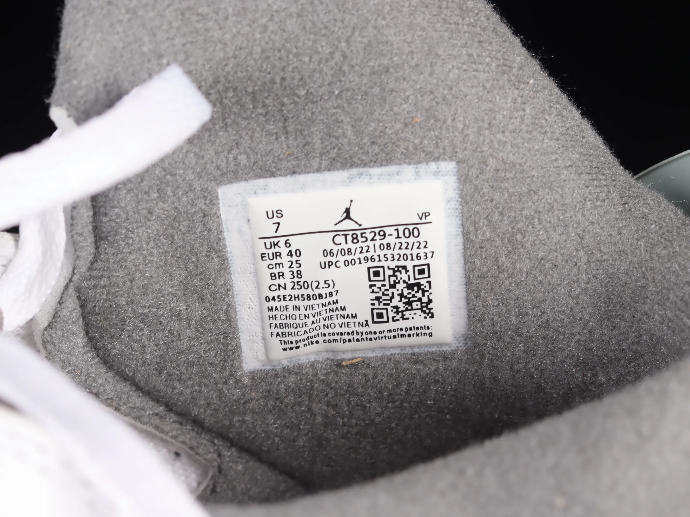 All categories Air Jordan Jordan series basketball shoes Air Jordan 6 Air Jordan 6 "Cool Grey" AJ6 Joe 6 cool gray CT8529-100